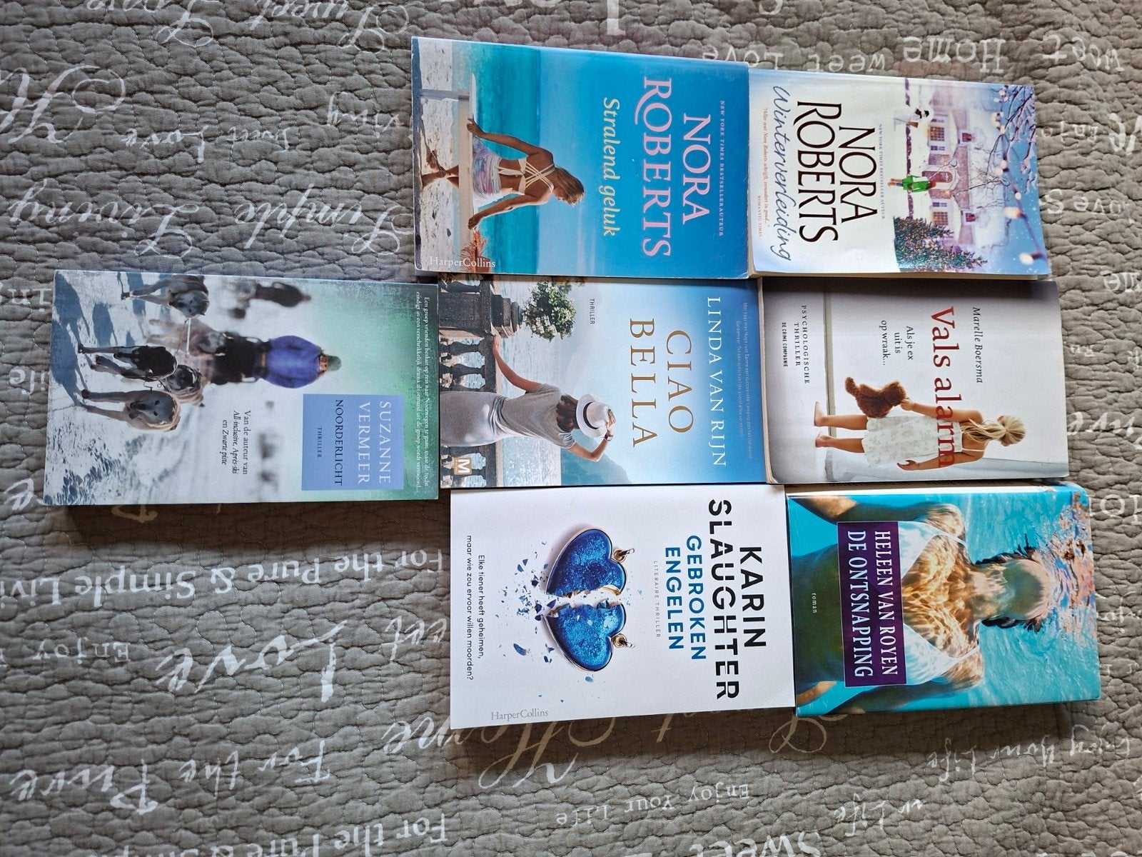 Boekenpakket: Nora Roberts, Karin Slaughter, Suzanne Vermeer, Ophalen of Verzenden, Gelezen, Nora Roberts, Karin Slaughter, Suzanne Vermeer, Linda van Rijn