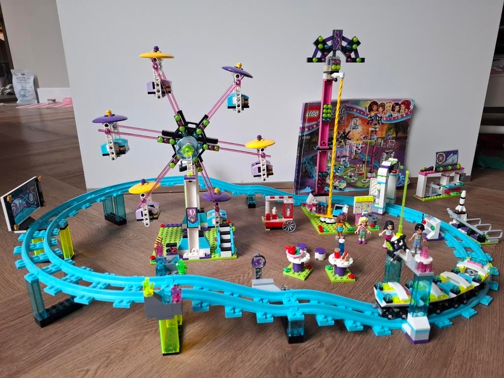 Lego achtbaan 41140 en ruimtevlucht 41128, Kinderen en Baby's, Speelgoed | Bouwstenen, Zo goed als nieuw, Ophalen of Verzenden