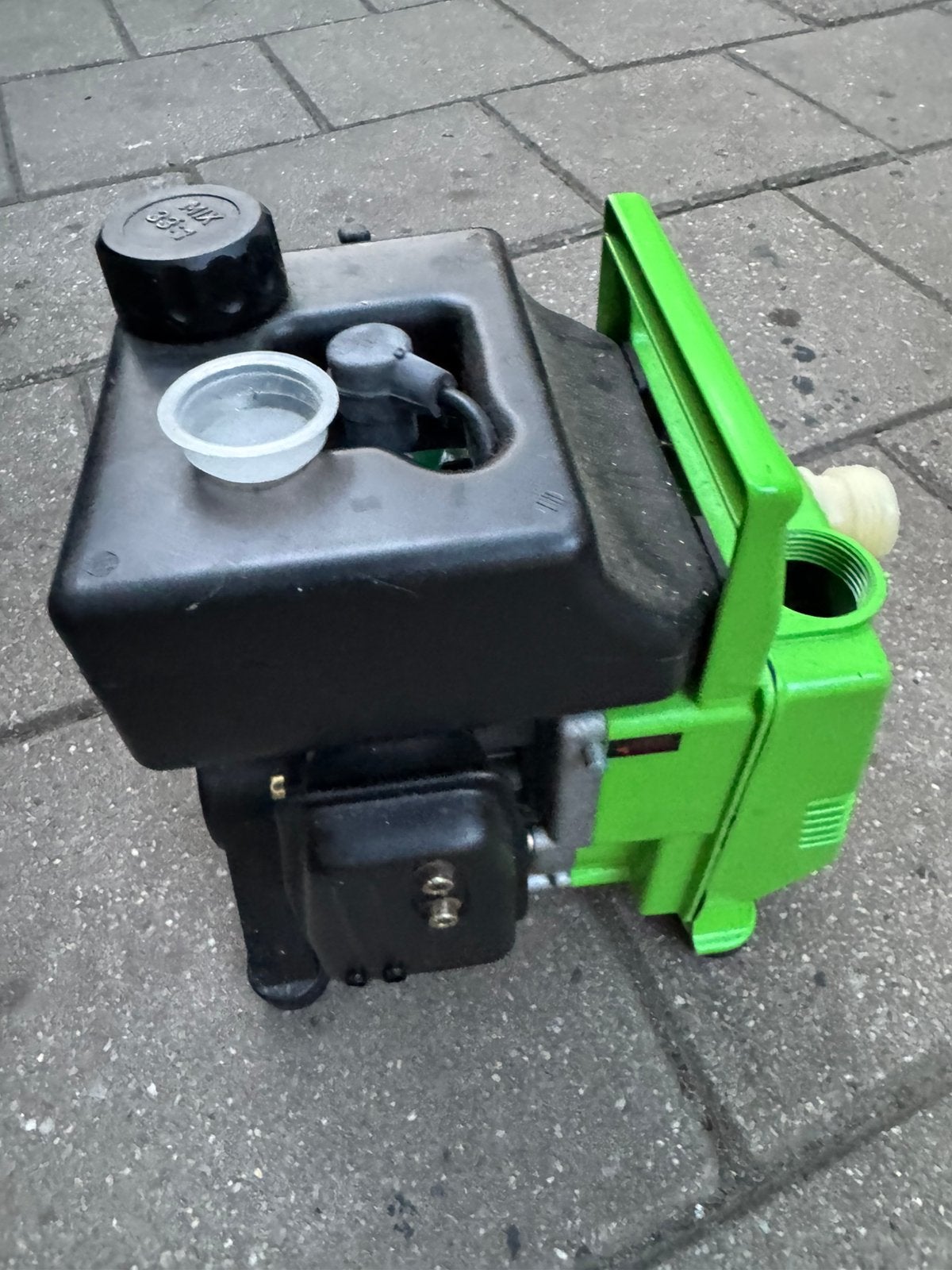 Waterpomp benzine, Tuin en Terras, Waterpompen, Ophalen, Zo goed als nieuw, Handmatig