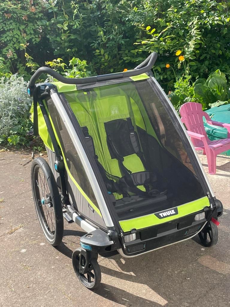 Thule fietskar chariot cab 2, Ophalen, Vering, Zo goed als nieuw, Kinderkar