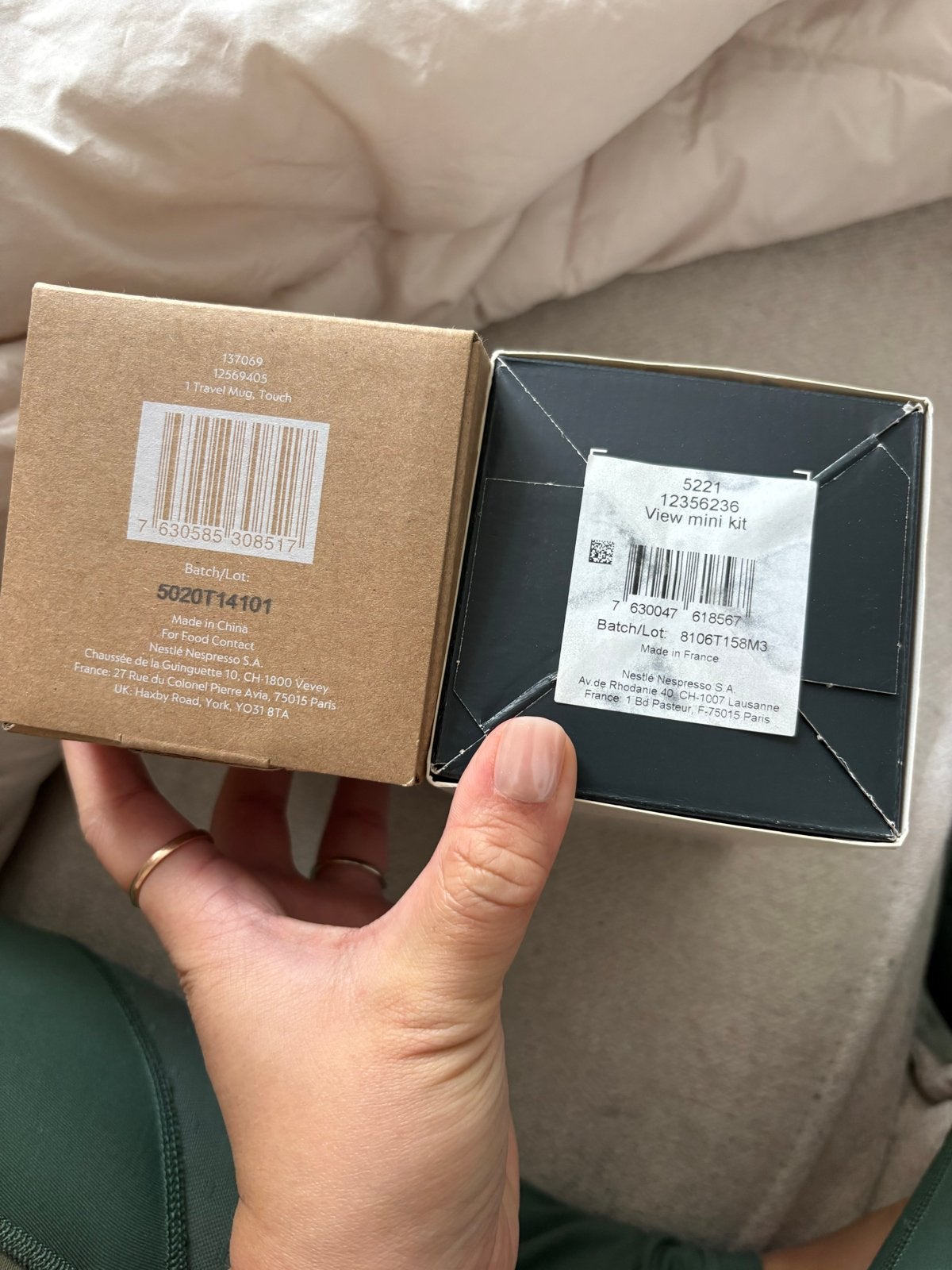 Nespresso Travel Mug + View Mini Kit - Nieuw, Ophalen, Nieuw, Overige modellen, Koffiepads en cups