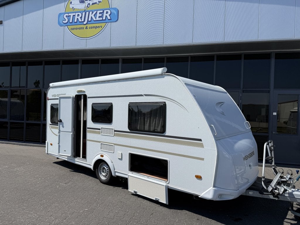 Weinsberg CaraOne 480 EU Aparte bedden 210cm ALLE OPTIES !!, Overige merken, Standaardzit, Lengtebed, Bedrijf