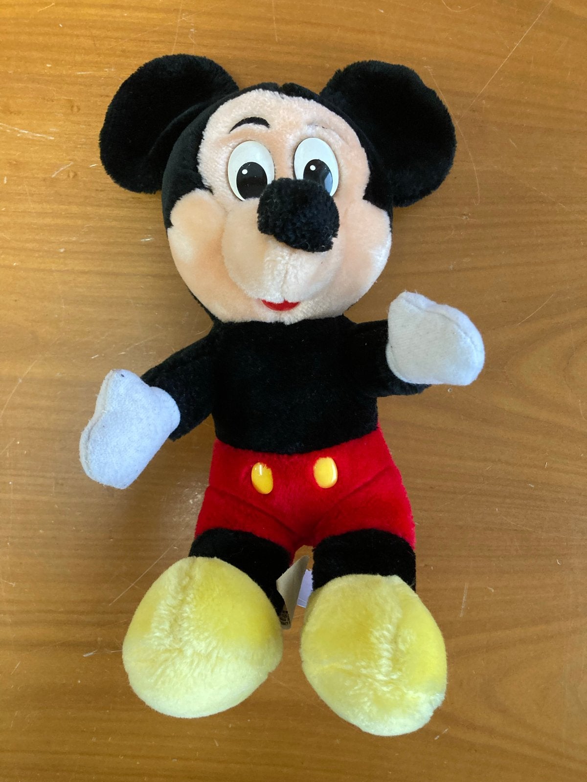 Disney Mickey Mouse Knuffel - Rode Broek Gele Schoen, Muis, Gebruikt, Disney, W