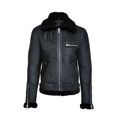 jas,  lammy coat, Ophalen, Tweedehands, Jas | leer