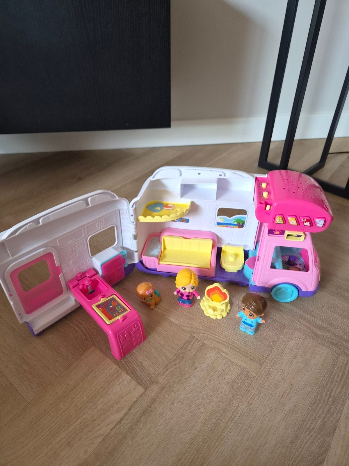 Vtech camper, zo goed als nieuw., Kinderen en Baby's, Speelgoed | Overig, Ophalen, Gebruikt, Jongen of Meisje