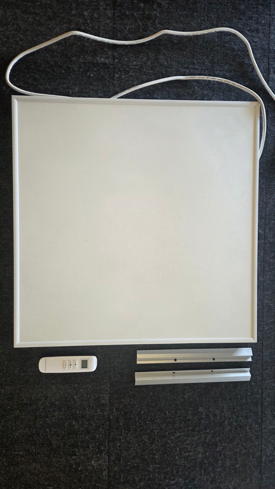 Quality Heating 400W Infraroodpaneel 595x595mm z.g.a.n., 30 tot 80 cm, Overige typen, Minder dan 60 cm, Ophalen of Verzenden