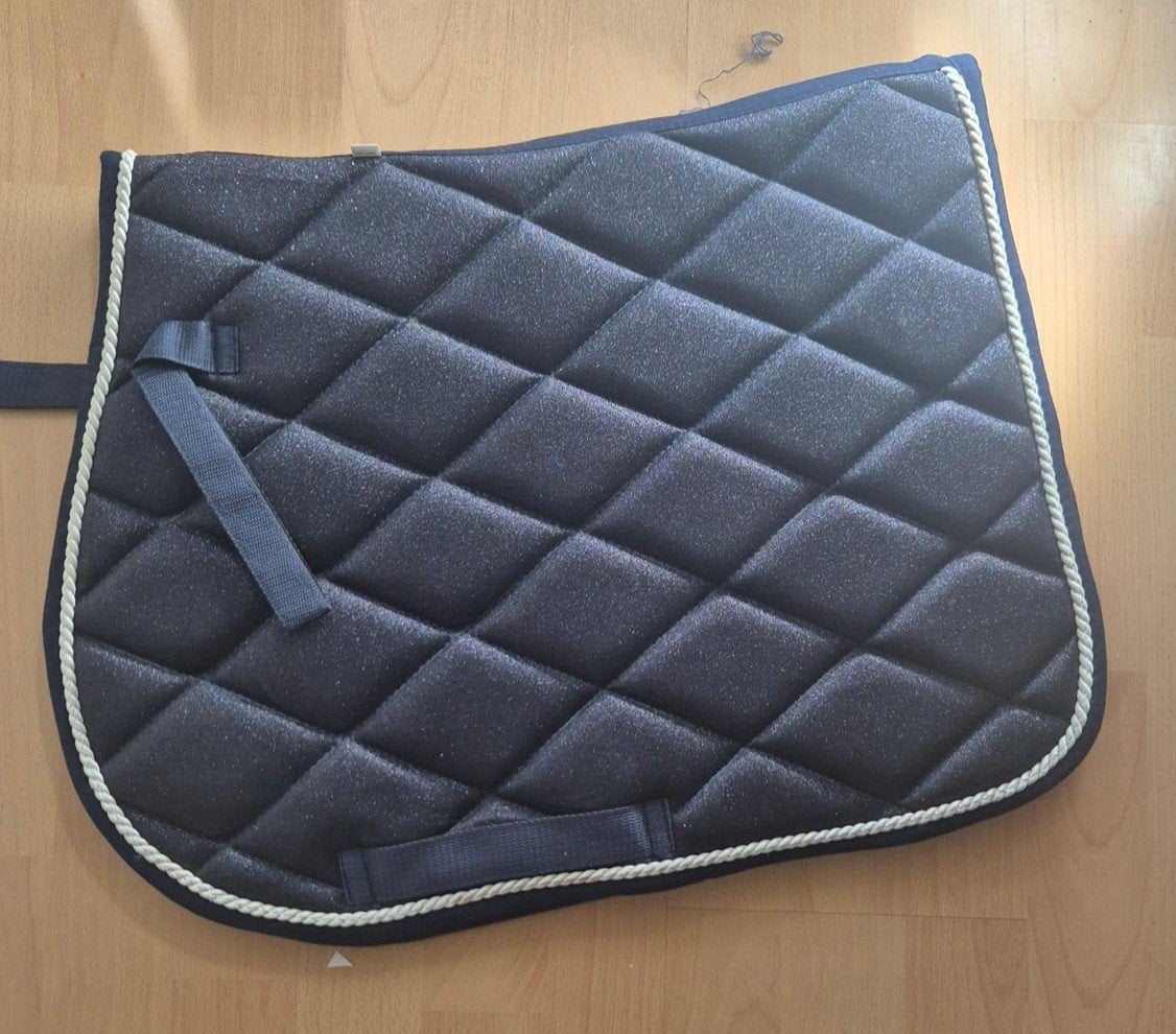 NIEUW blauw glitter dekje maat Shetlander, Shetlander/Mini, Dressuurdekje, Nieuw, Ophalen of Verzenden
