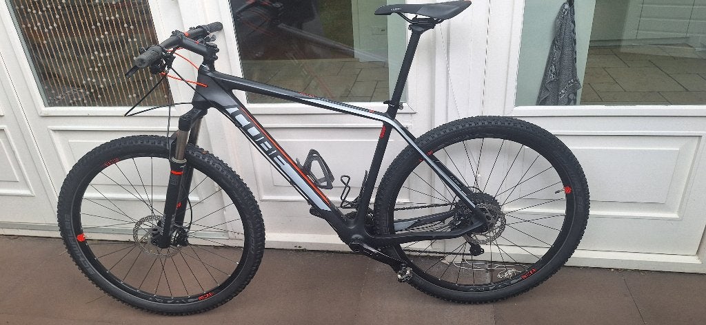 Cube reaction GTC carbon pro flash'nred 21 inch volledig XT, Fietsen en Brommers, Fietsen | Mountainbikes en ATB, 57 cm of meer