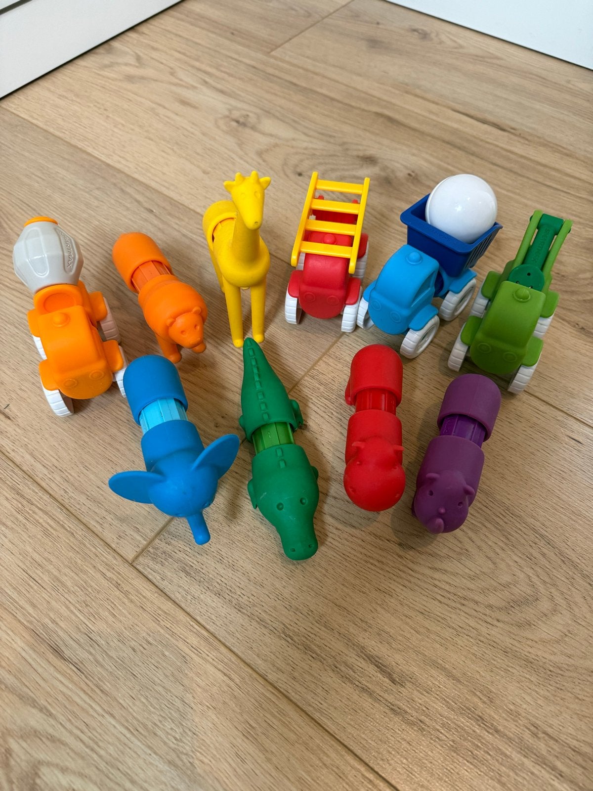 Smartmax magnetisch speelgoed - Dieren en voertuigen, Ophalen, Gebruikt, Overige typen, Met wieltjes