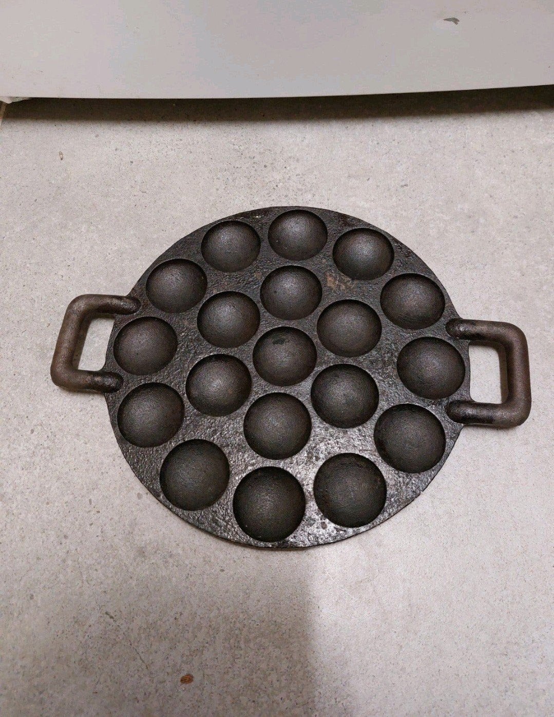 Koopmans meelfabriek poffertjesbakplaat  poffertjes
Oude mas, Ophalen of Verzenden