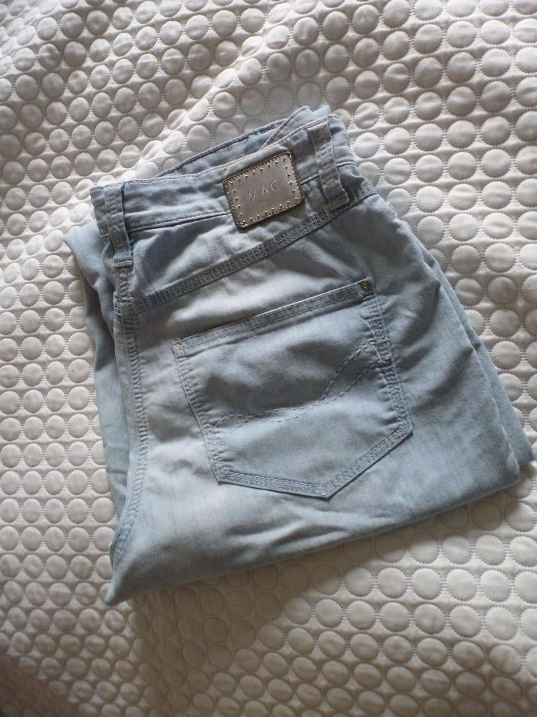 Sla je slag*  ZOMER jeans broek MAC 42 / L34 -GRATIS zend, Maat 42/44 (L), Zo goed als nieuw, Lang, Verzenden