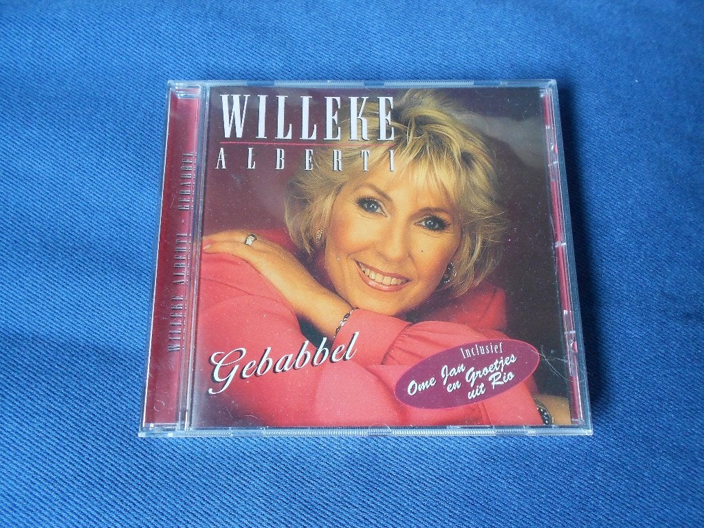 CD Willeke Alberti Gebabbel, Ophalen, Gebruikt, Levenslied of Smartlap