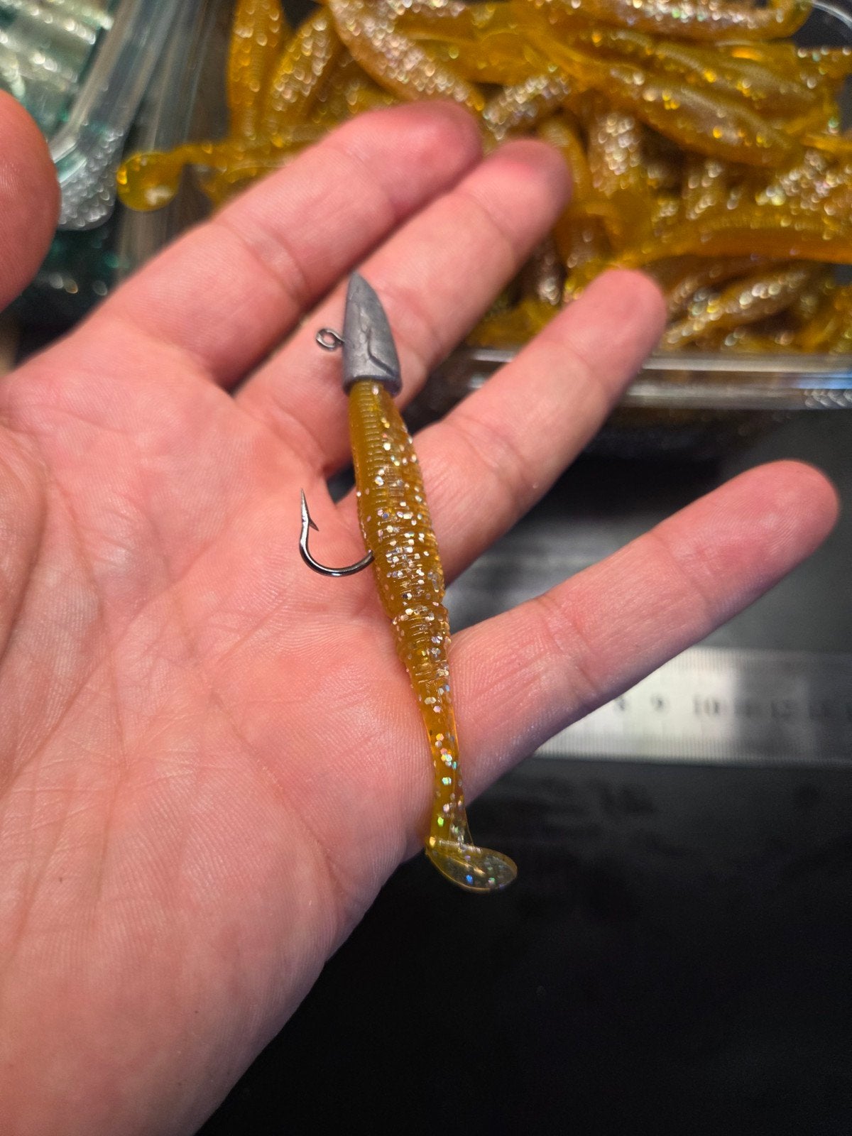 Zachte shads voor zeebaars en snoekbaars - 8cm, Ophalen of Verzenden, Nieuw, Overige typen