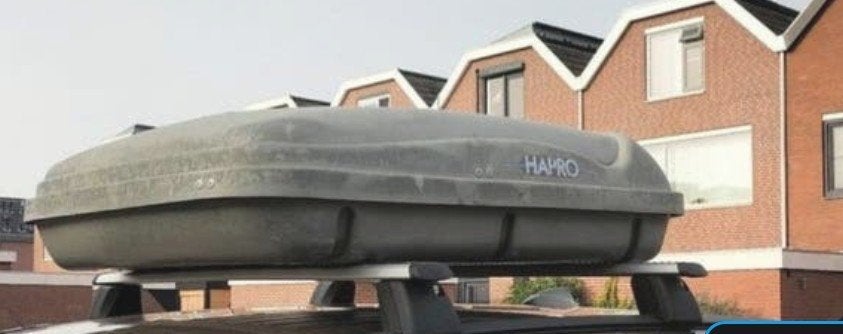 Hapro dakkoffer 325 liter, Ophalen