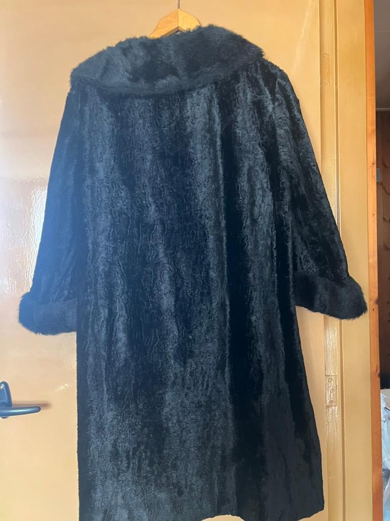Echte bontjas, Kleding | Dames, Jassen | Winter, Ophalen, Gedragen, Maat 42/44 (L), Bruin