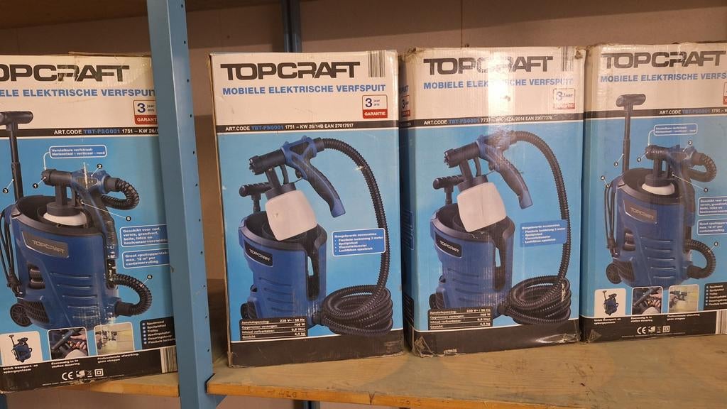 Topcraft verfspuitje, Ophalen of Verzenden, Nieuw, Wit