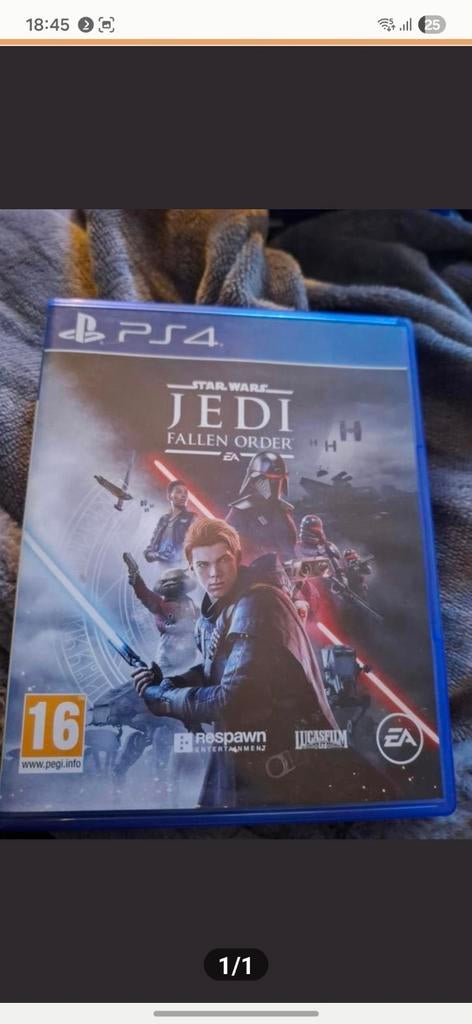 Star Wars Jedi: Fallen Order PS4 - Zo goed als nieuw, Spelcomputers en Games, Games | Sony PlayStation 4, Avontuur en Actie, 1 speler
