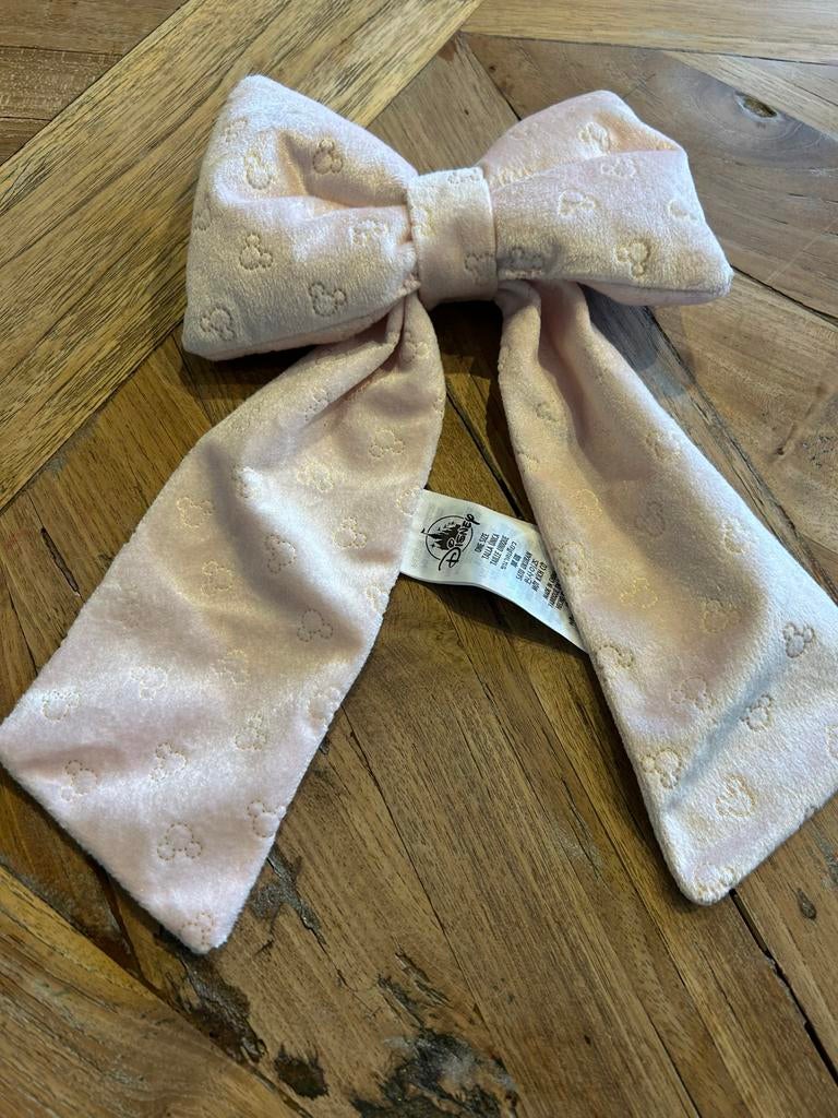 Disney haarstrik rosé met Mickey Mouse patroon, Ophalen of Verzenden, Mickey Mouse, Zo goed als nieuw, Kleding of Textiel