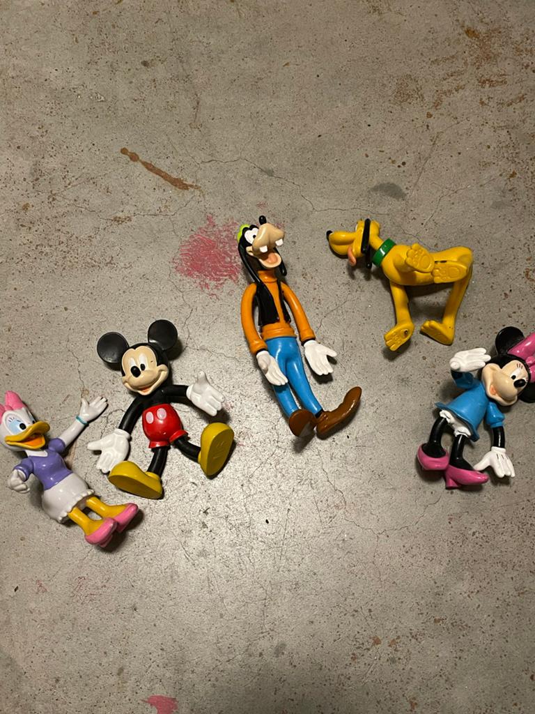 Disney Figuren: Mickey, Minnie, Goofy, Pluto, Katrien, Verzamelen, Poppetjes en Figuurtjes, Ophalen of Verzenden, Gebruikt