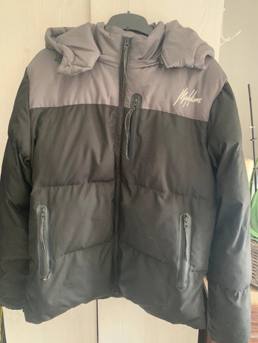 Malelions jas, Ophalen of Verzenden, Zo goed als nieuw, Maat 56/58 (XL), Zwart
