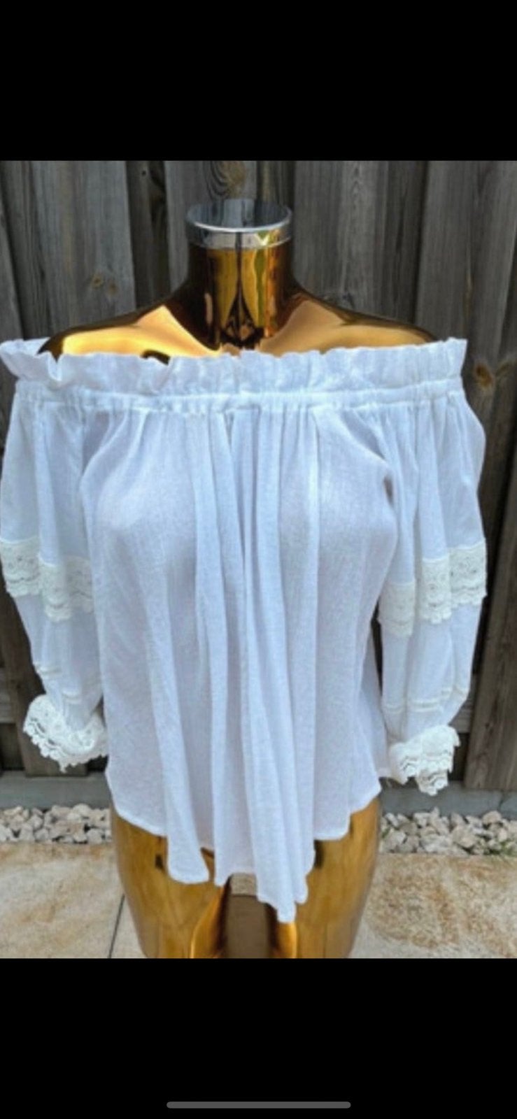 Mooie Top/blouse Luzabelle nieuw wit/creme mt TU, Kleding | Dames, Ophalen of Verzenden, Nieuw, Maat 38/40 (M), Wit