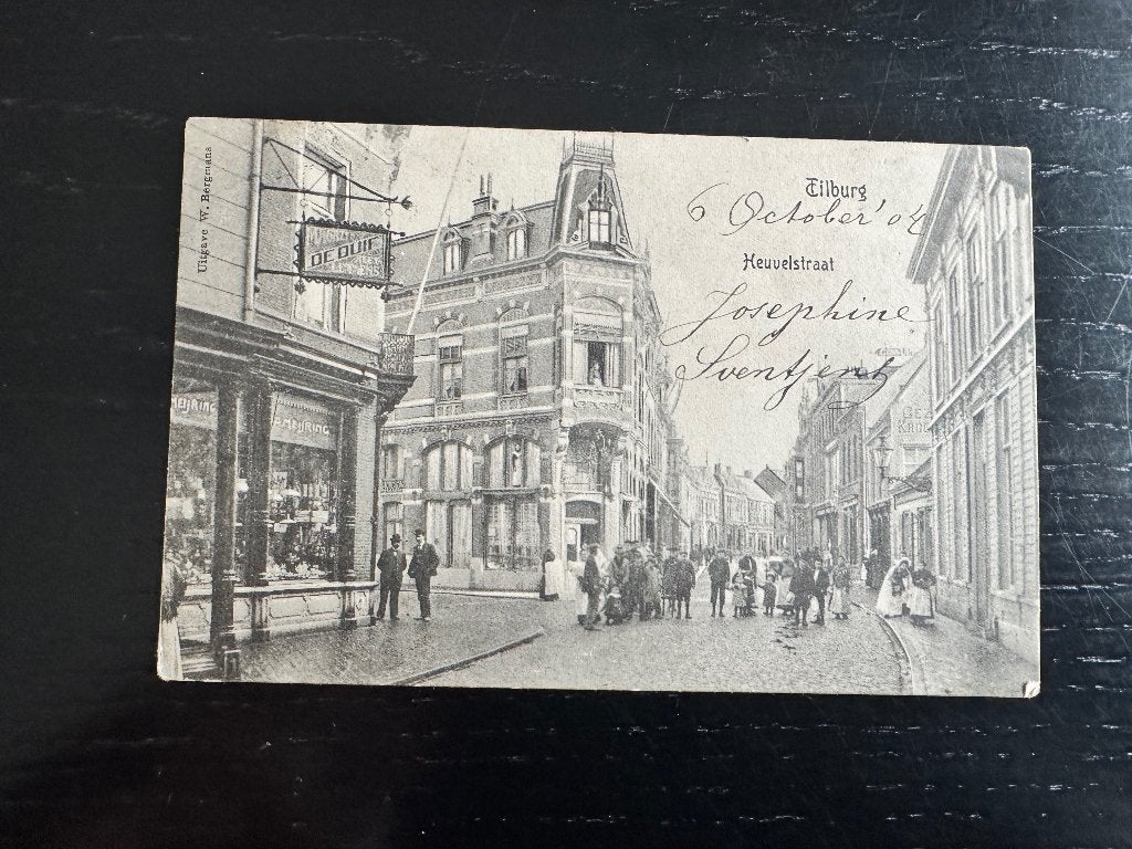 Tilburg Heuvelstraat 1904, Verzamelen, Ophalen of Verzenden, Voor 1920, Gelopen, Noord-Brabant