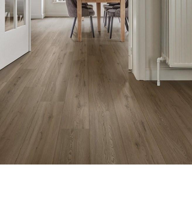 80,82m2 Laminaat Eiche Daytona natuur 36pak =€640  Easy klik, Bruin, 75 m² of meer, Laminaat vloer natuur eiken - Easy click systeem