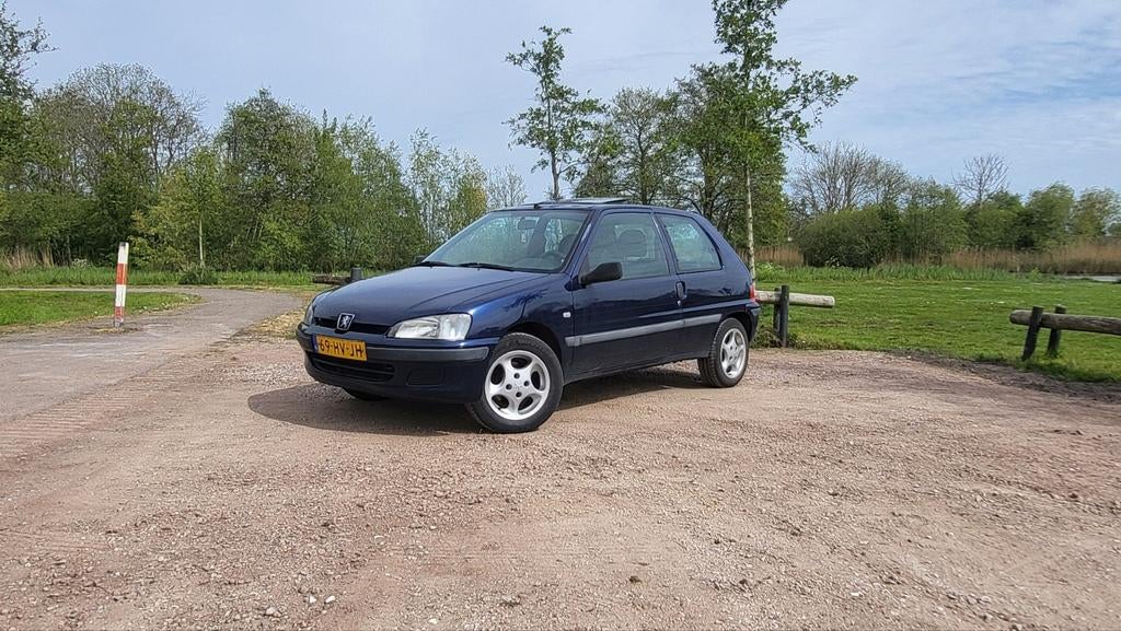 Peugeot 106 1.1 Sketch 2002 Blauw, Voorwielaandrijving, 4 cilinders, Origineel Nederlands, Handgeschakeld