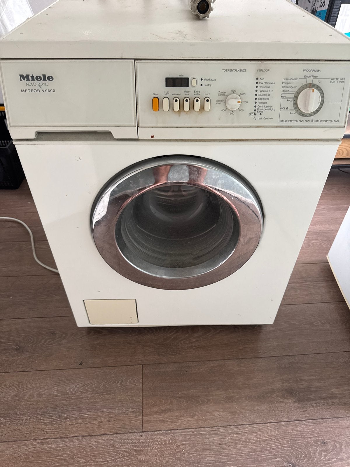 Miele Novotronic Meteor V9600 Wasmachine, Ophalen, Gebruikt, Voorlader, Wolwasprogramma