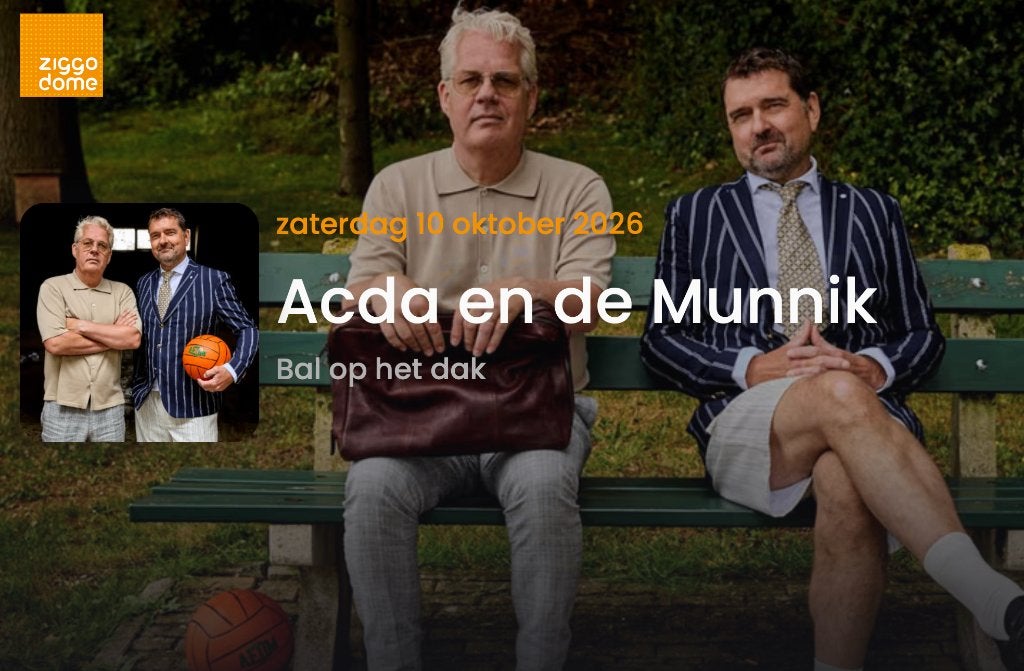 3 staplaatsen Acda en de Munnik - 10/10/2026 - Ziggo Dome, Drie personen of meer, Oktober
