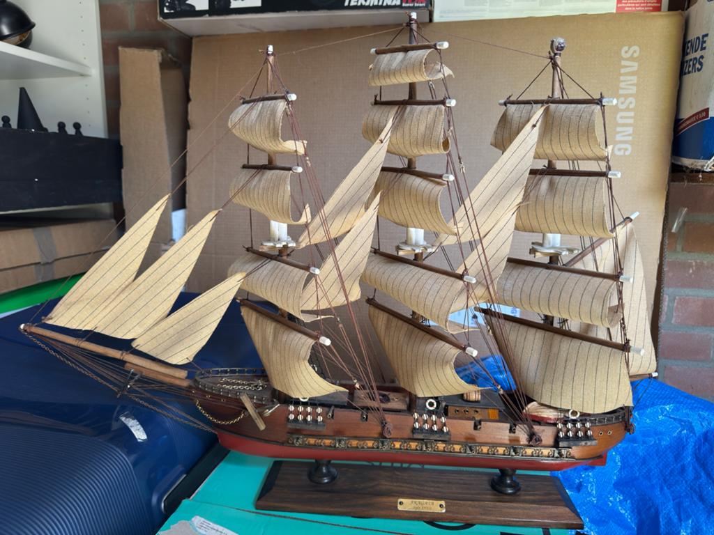 Prachtig scheepsmodel - Zeilschip decoratie, Hobby en Vrije tijd, Modelbouw | Boten en Schepen, Ophalen of Verzenden, Zo goed als nieuw
