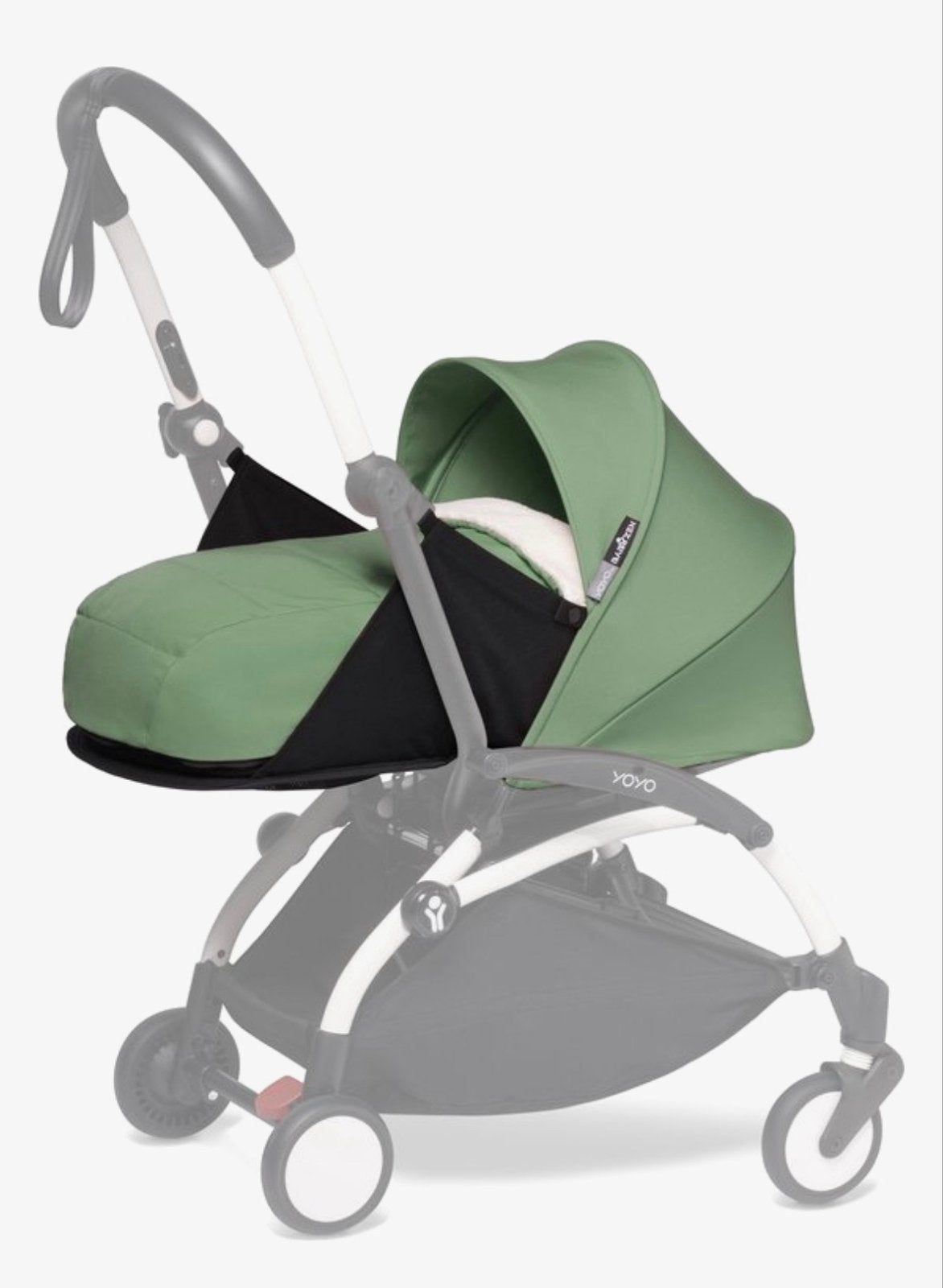 Babyzen YOYO 0+ NEWBORNPACK + REISWIEG + paraplu (excl. fram, Zo goed als nieuw, Met reiswieg, Ophalen, Kinderwagen