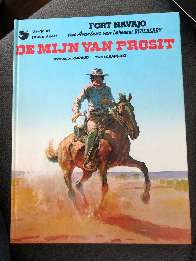 de mijn van prosit blueberry hardcover k5, Boeken, Eén stripboek, Ophalen of Verzenden, Zo goed als nieuw