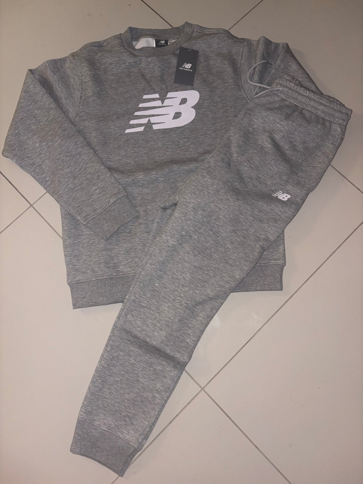 New Balance trainingspak grijs - Maat M, Maat 48/50 (M), Nieuw, Ophalen of Verzenden, Grijs