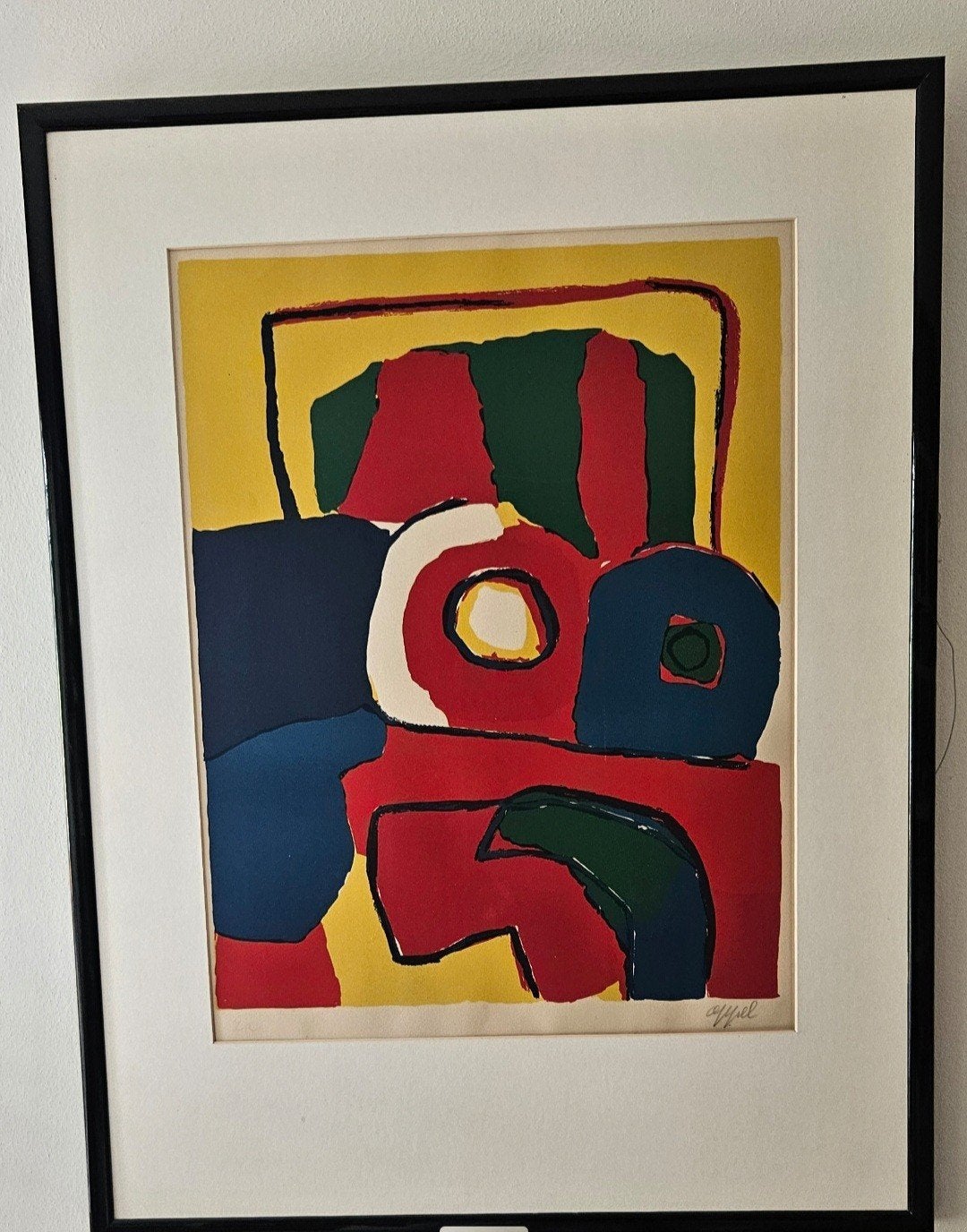 Kleurenlitho, Karel Appel, gesigneerd, epreuve d'artiste., Ophalen of Verzenden