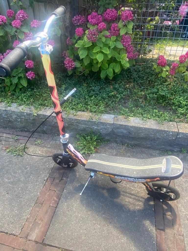 Stuntstep met defecte rem - ideaal voor handige klusser!, Ophalen of Verzenden, Gebruikt, Overige typen, Rockboard