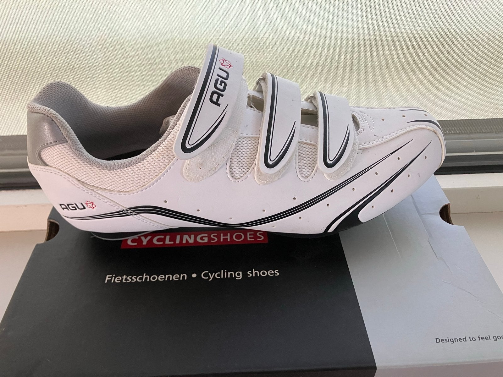 AGU RS300 Fietsschoenen - Maat 44, Fietsen en Brommers, Fietsaccessoires | Fietskleding, Ophalen, Schoenen, Overige maten, Zo goed als nieuw