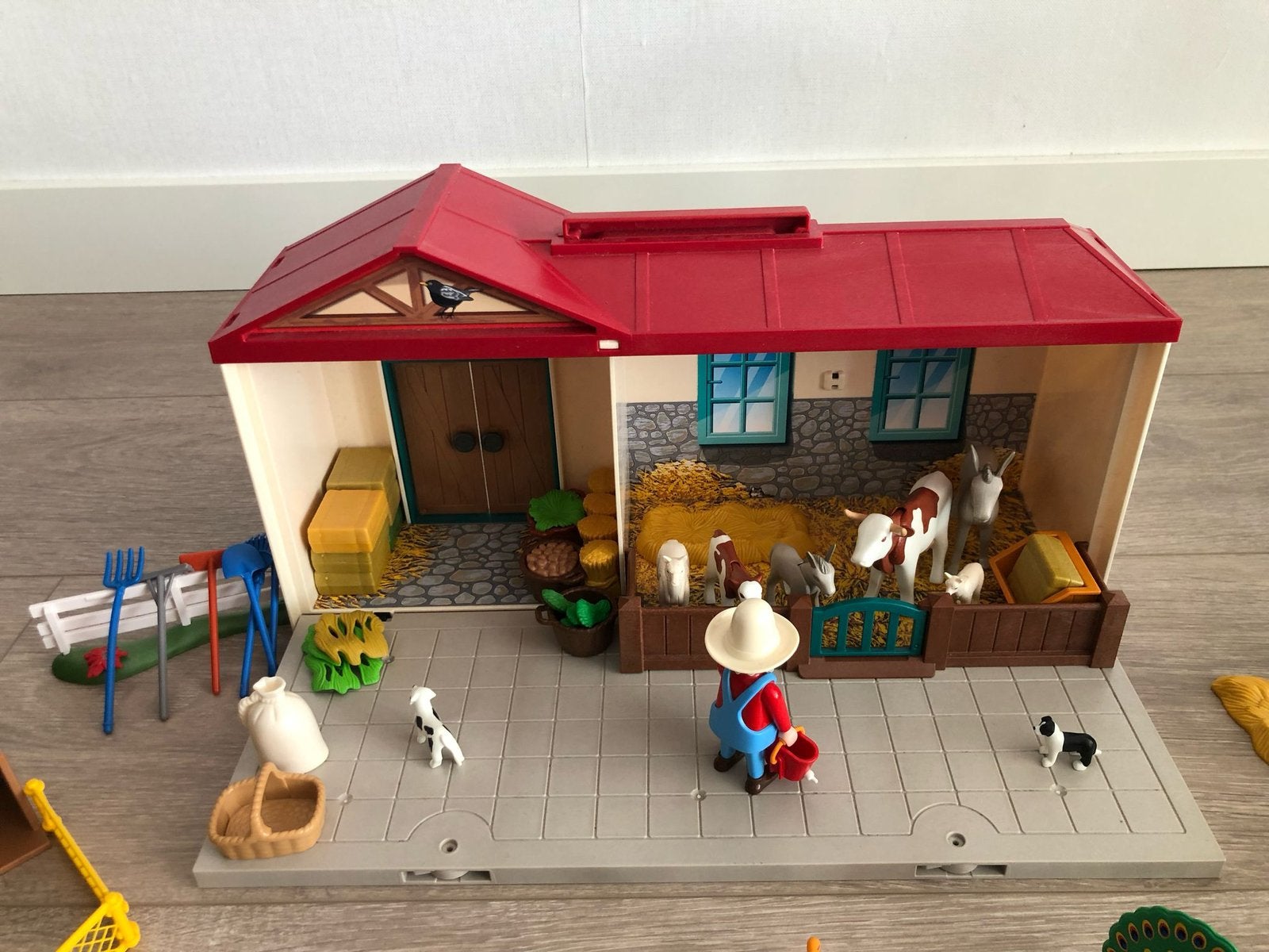 Playmobil (meeneem) boerderij incl vele extra sets, Ophalen of Verzenden, Zo goed als nieuw