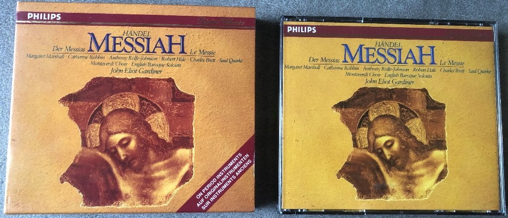 Händel-Messiah-John Eliot Gardiner- box 2 CD's, Ophalen of Verzenden, Zo goed als nieuw