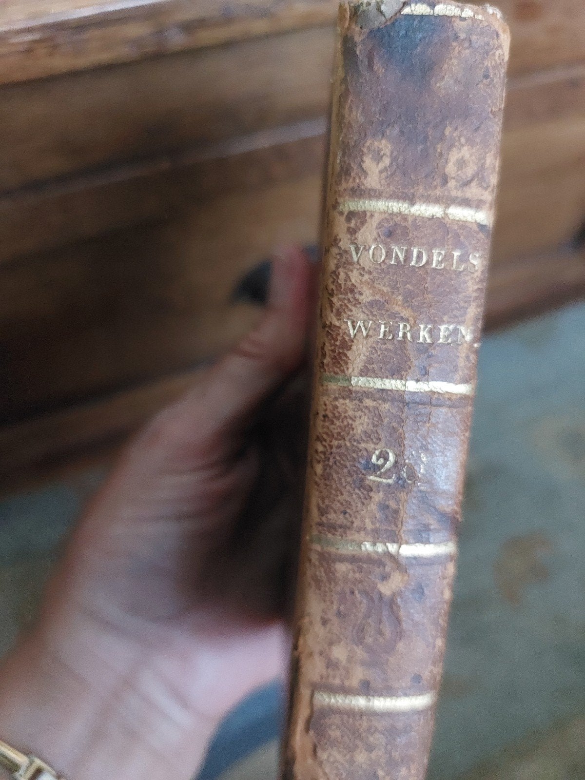 Vondels Werken.   4 Antieke boekjes 1824, Ophalen of Verzenden