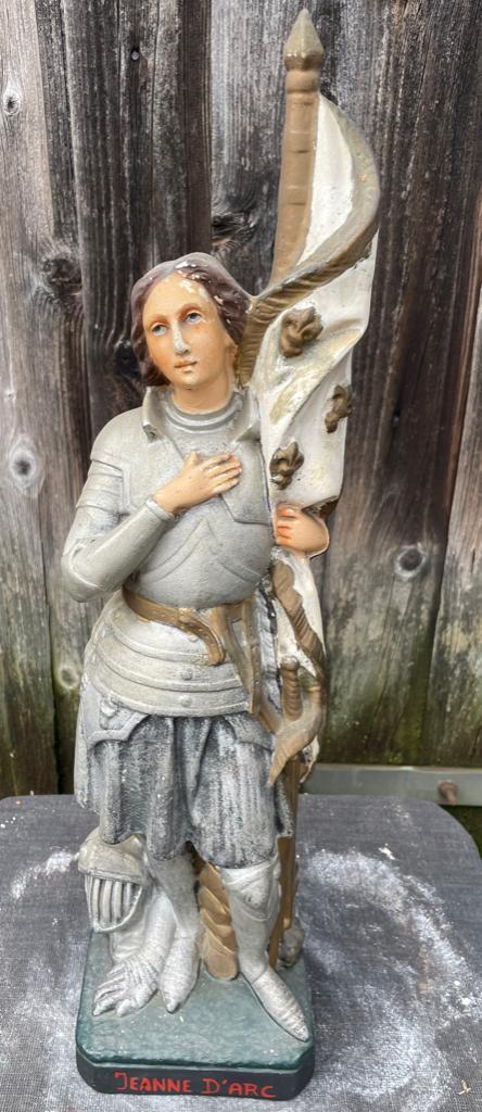 mooi heilige beeld van Jeanne d'Arc ., Antiek en Kunst, Ophalen