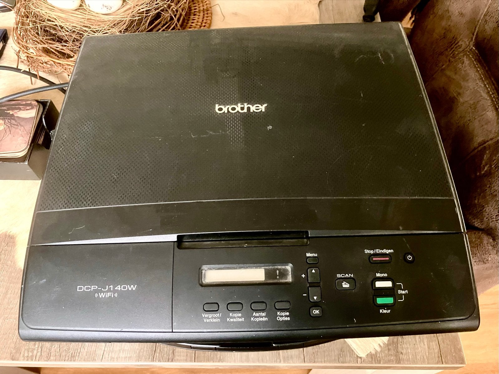 Brother DCP-J140W All-in-One Printer met 5 nieuwe cartridges, Gebruikt, Inkjetprinter, All-in-one, Kleur printen