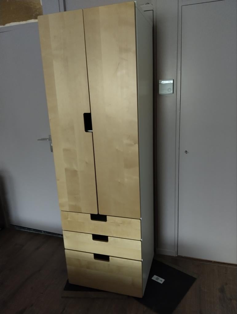 Ikea kledingkast 60 breed, 50 diep, Ophalen, Met plank(en), Gebruikt, 50 tot 100 cm