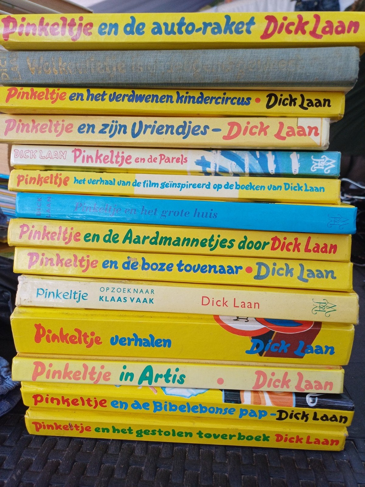 Grote collectie Pinkeltje boeken van Dick Laan, Boeken, Ophalen of Verzenden, Gelezen