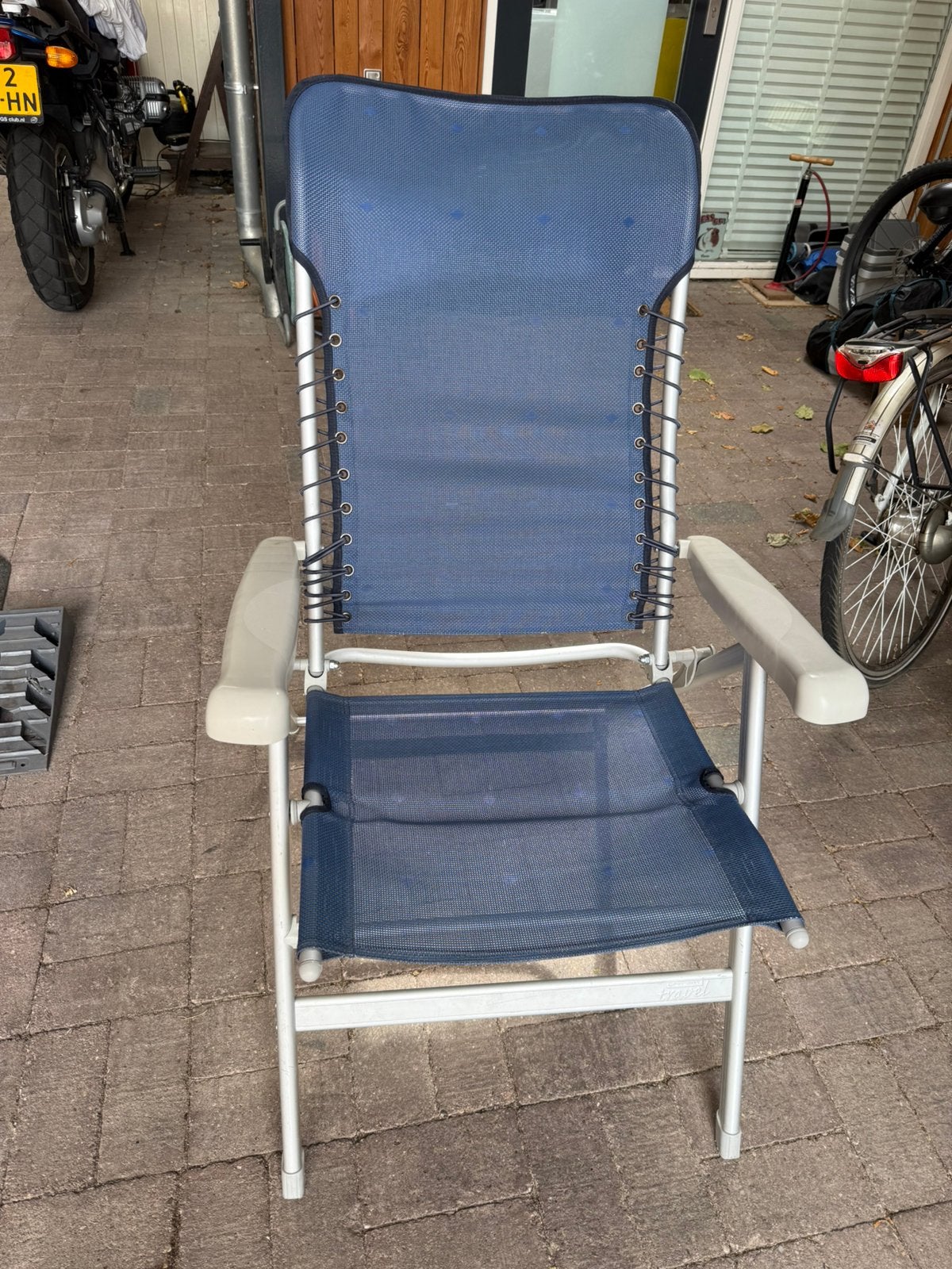 2x opklapstoel Obelink, Ophalen, Gebruikt, Campingstoel