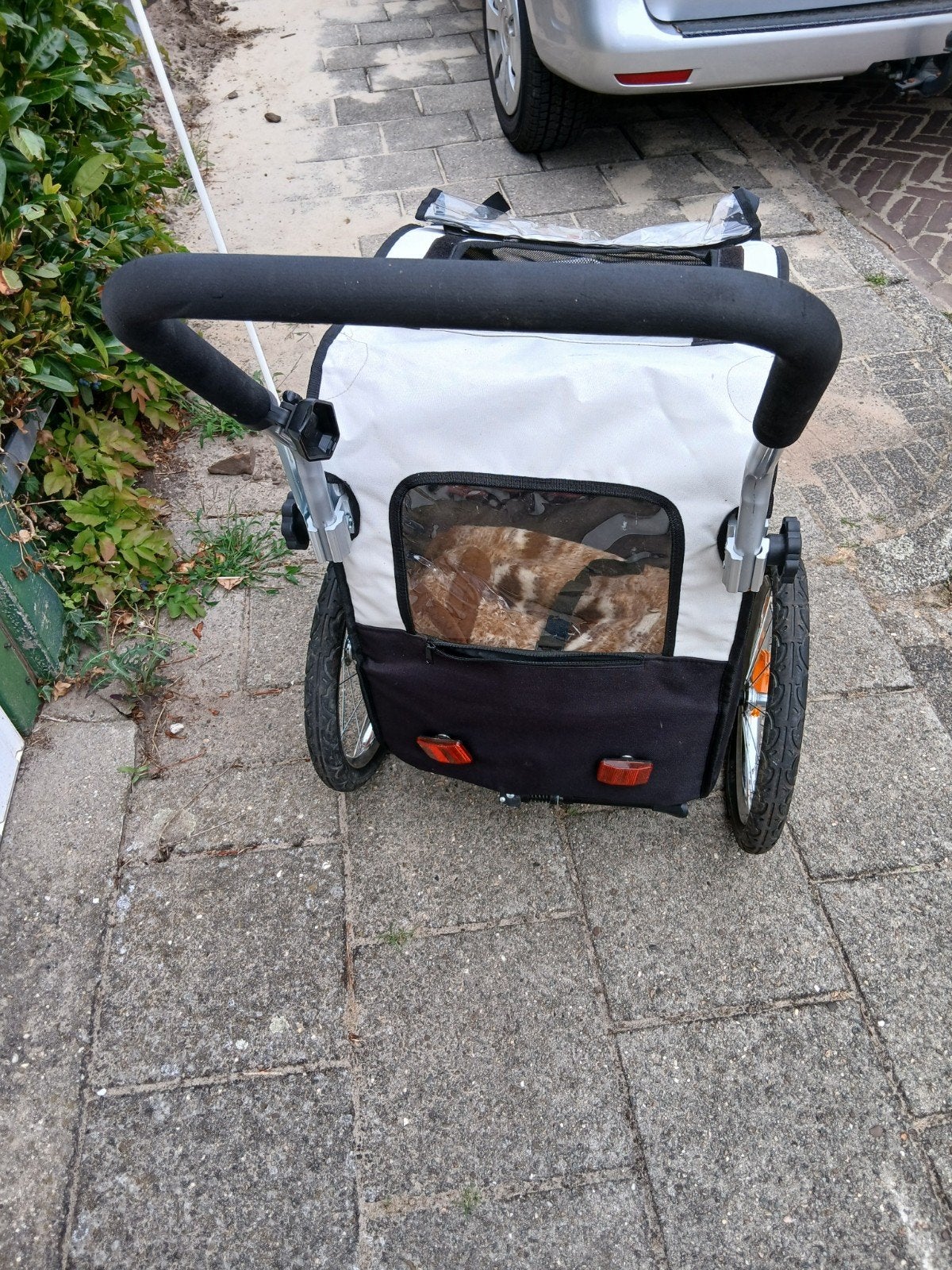Hondenfietskar / Hondenbuggy - Opvouwbaar, Ophalen