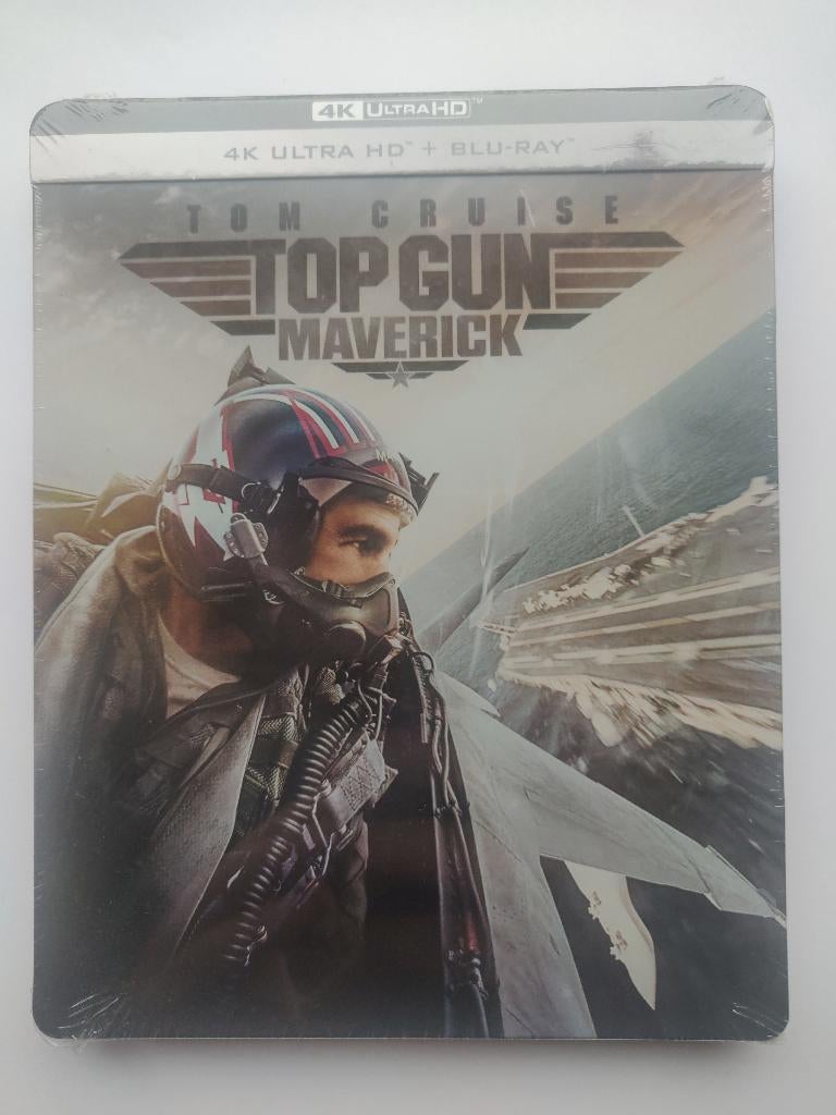 Top Gun Maverick (2022) STEELBOOK 4K UHD Blu-ray SEAL, Cd's en Dvd's, Blu-ray, Ophalen, Nieuw in verpakking, Actie