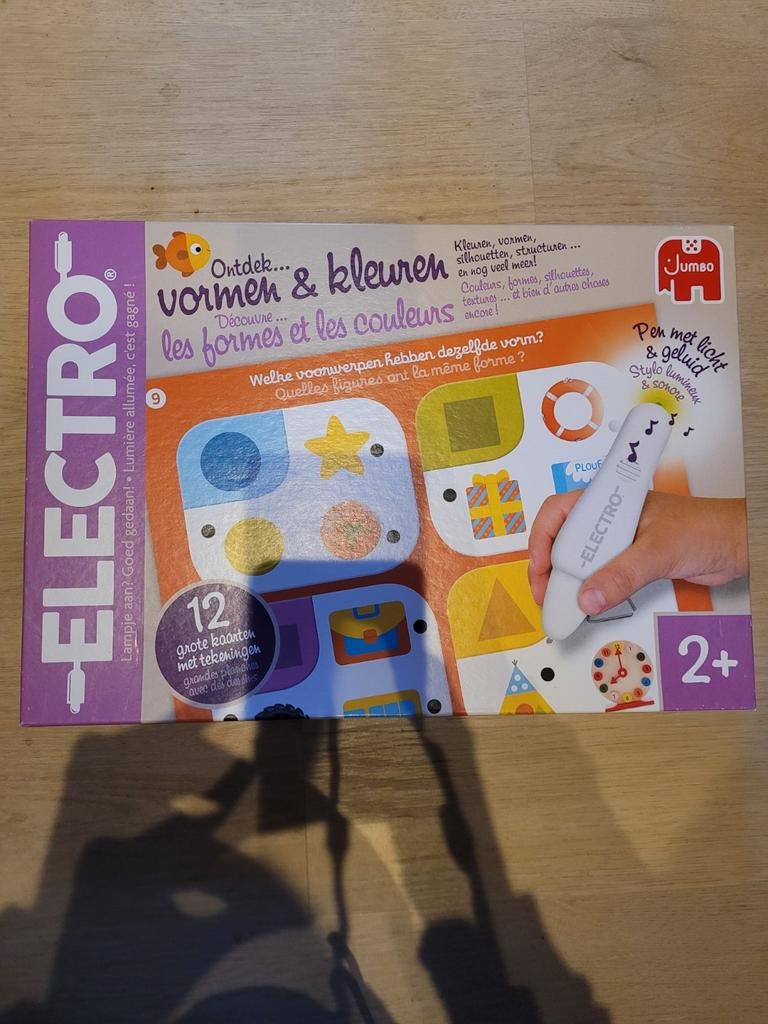 Jumbo Electro Vormen en Kleuren 2+ jaar, Ophalen, Zo goed als nieuw, Elektronica, Met geluid