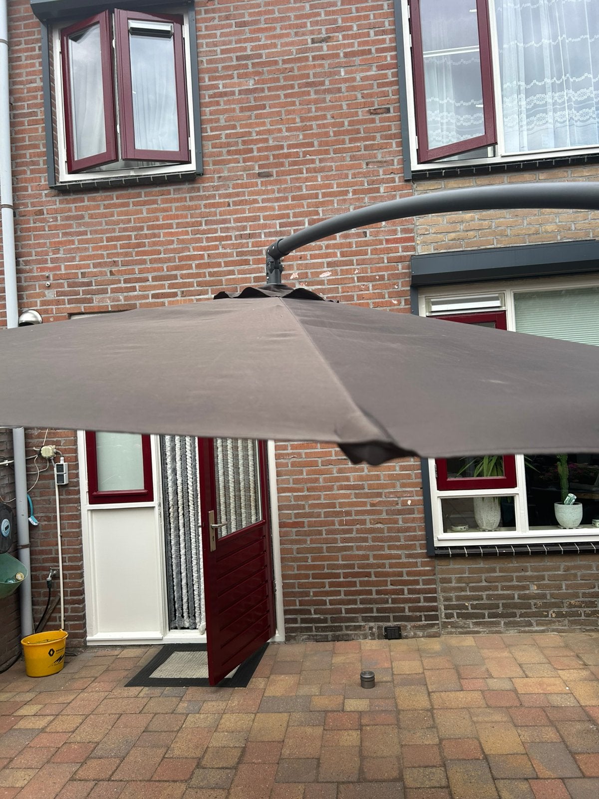 Zweefparasol, Tuin en Terras, Parasols, Ophalen, Gebruikt, 2 tot 3 meter, Zweefparasol