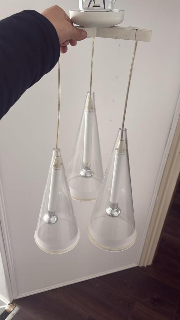 Flos Fucsia 3 hanglampen, Ophalen, ., Zo goed als nieuw, .